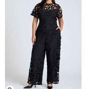 Elegant Black Lace Jumpsuit